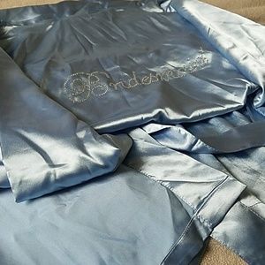 Bridesmaids silk robe